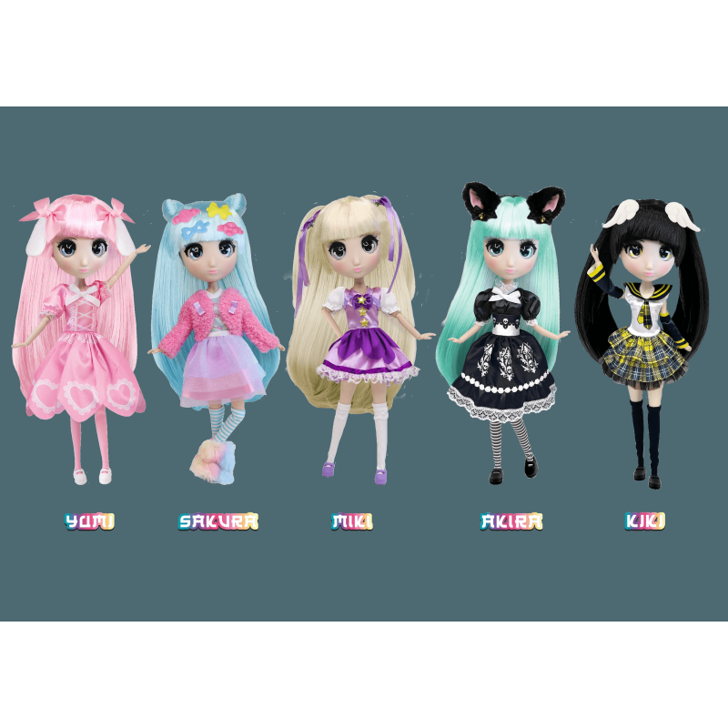 SHIBAJUKU Anime lelle - Yumi, 30 cm