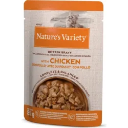 NV Cat Bites in Gravy with Chicken 0.085 kg ,22gb,