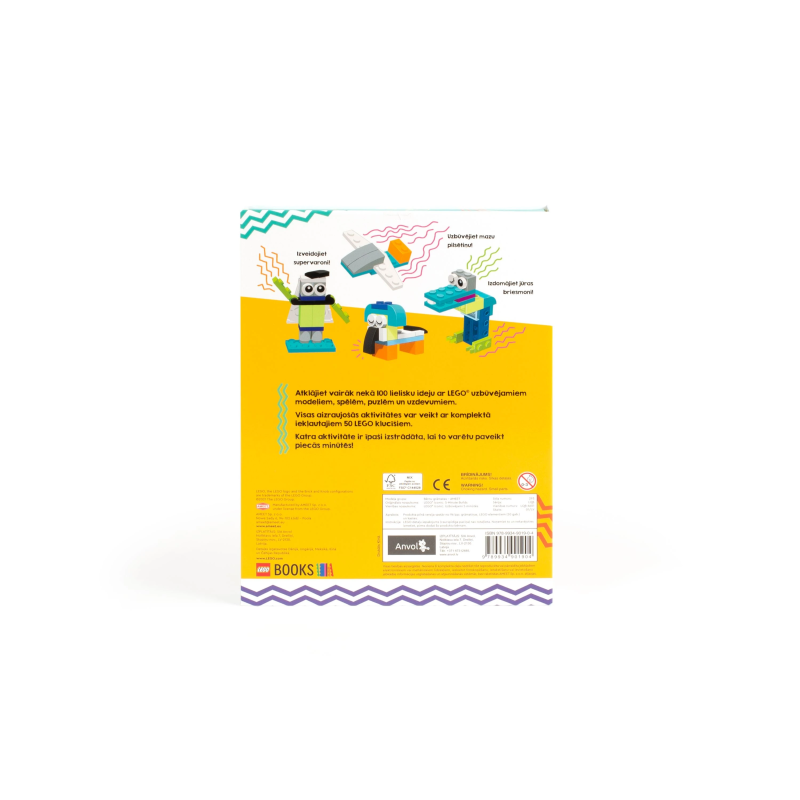 LEGO ICONIC Aktivitāšu grāmata "5 minūšu konstruktors" - Latviešu