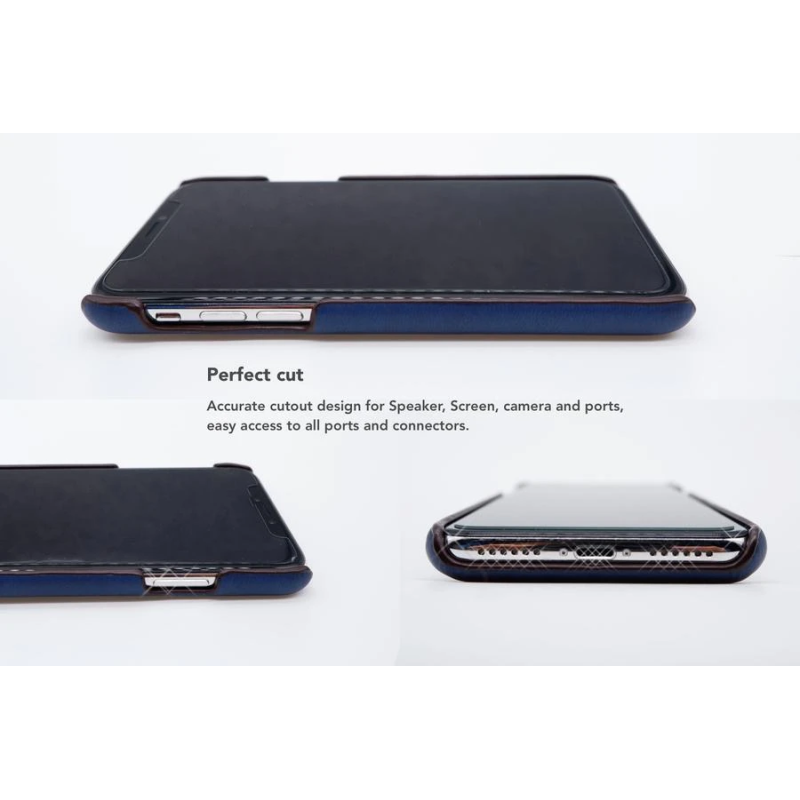 VixFox Card Slot Back Shell for Iphone 7-8 plus navy blue