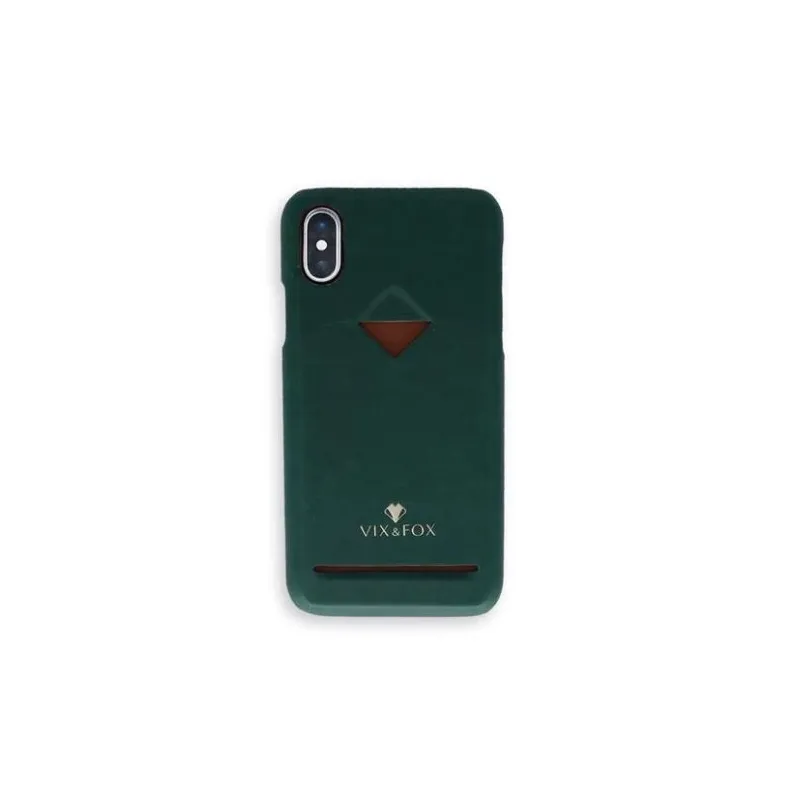 VixFox Card Slot Back Shell for Iphone X-XS forest green