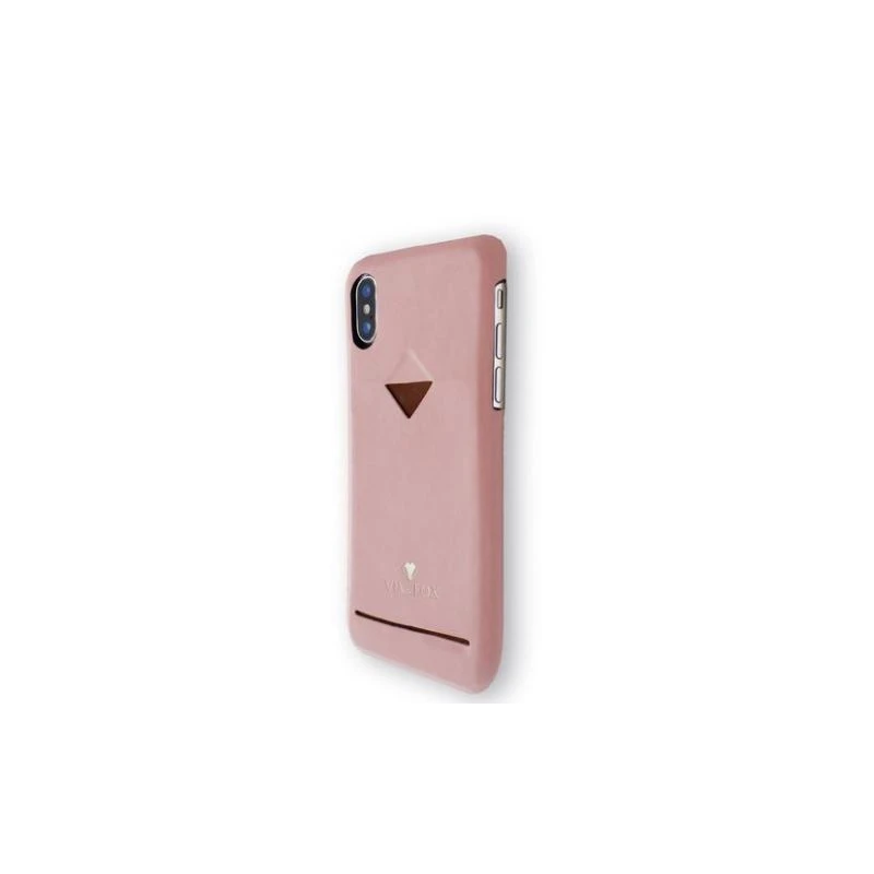 VixFox Card Slot Back Shell for Iphone X-XS pink