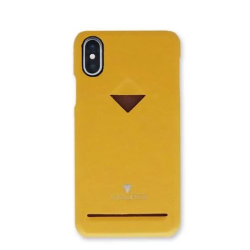VixFox Card Slot Back Shell for Iphone XR mustard yellow