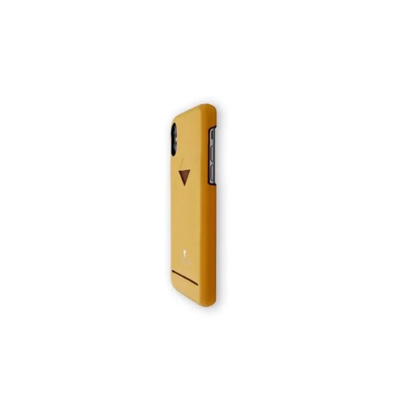 VixFox Card Slot Back Shell for Iphone XR mustard yellow