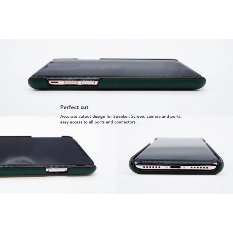 VixFox Card Slot Back Shell for Iphone XSMAX forest green