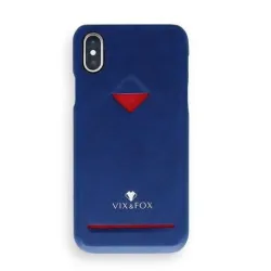 VixFox Card Slot Back Shell for Iphone XSMAX navy blue