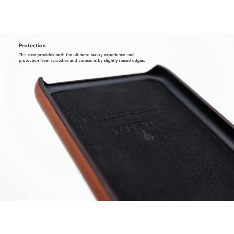 VixFox Card Slot Back Shell for Samsung S9 caramel brown