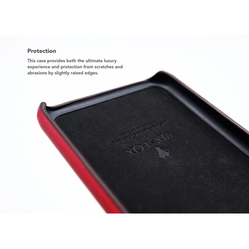 VixFox Card Slot Back Shell for Samsung S9 ruby red