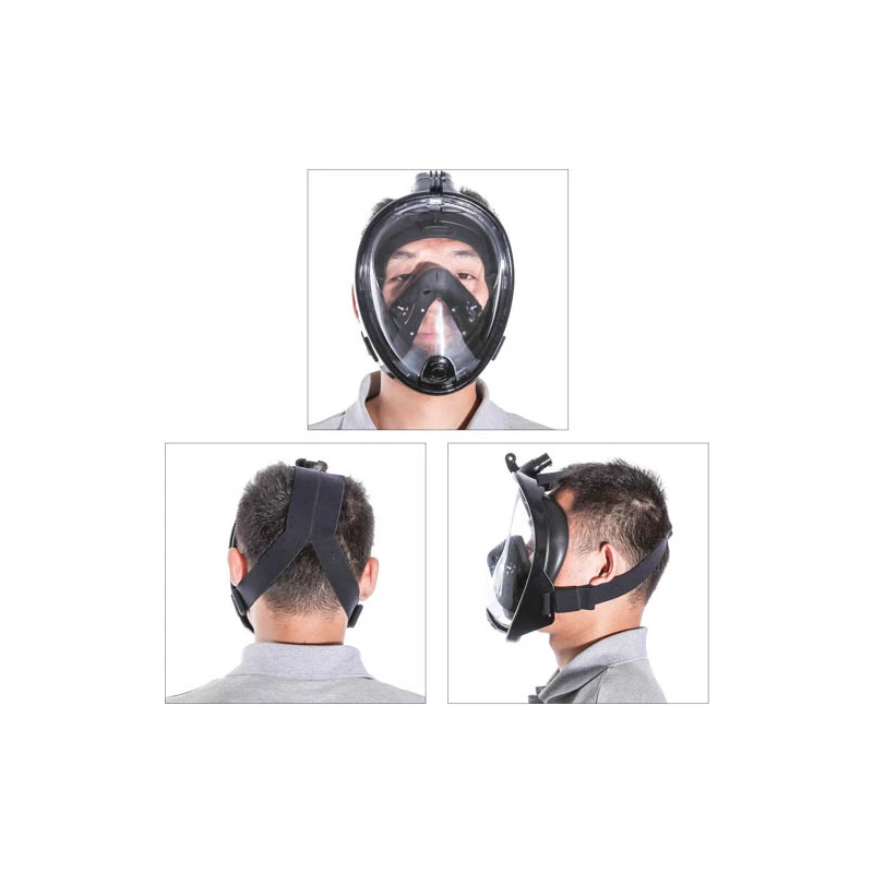 Free Breath Snorkeling Mask M2068G L-XL black