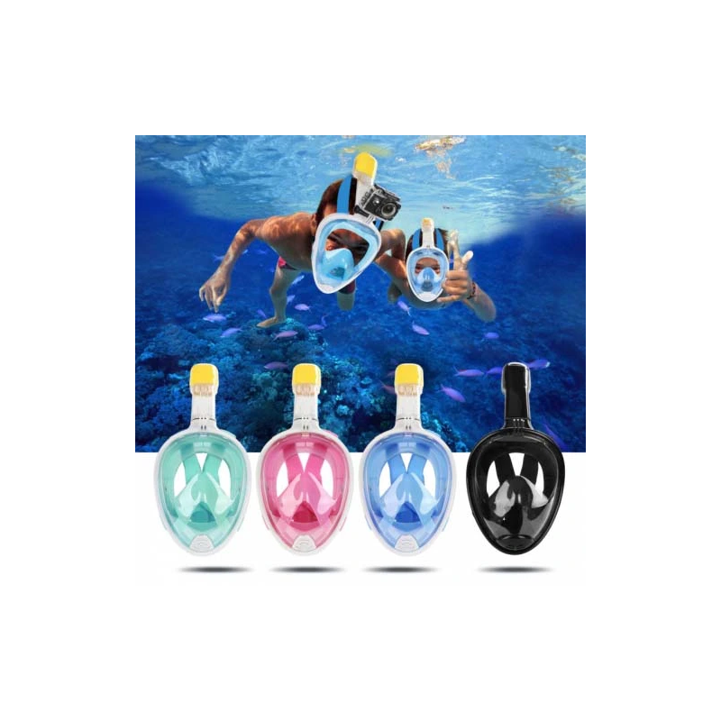 Free Breath Snorkeling Mask M2068G L-XL black