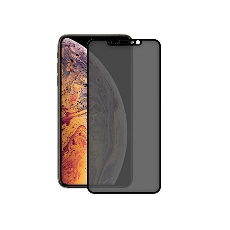Devia Real Series 3D Full Screen Privacy Tempered Glass iPhone XS Max ,6.5, black