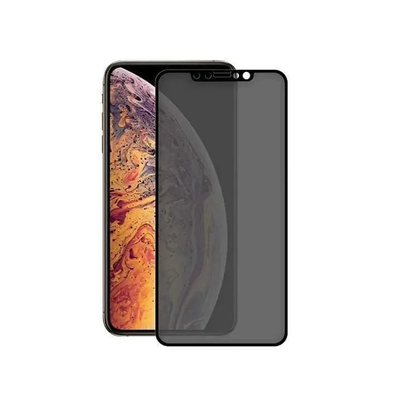 Devia Real Series 3D Full Screen Privacy Tempered Glass iPhone XS Max ,6.5, black