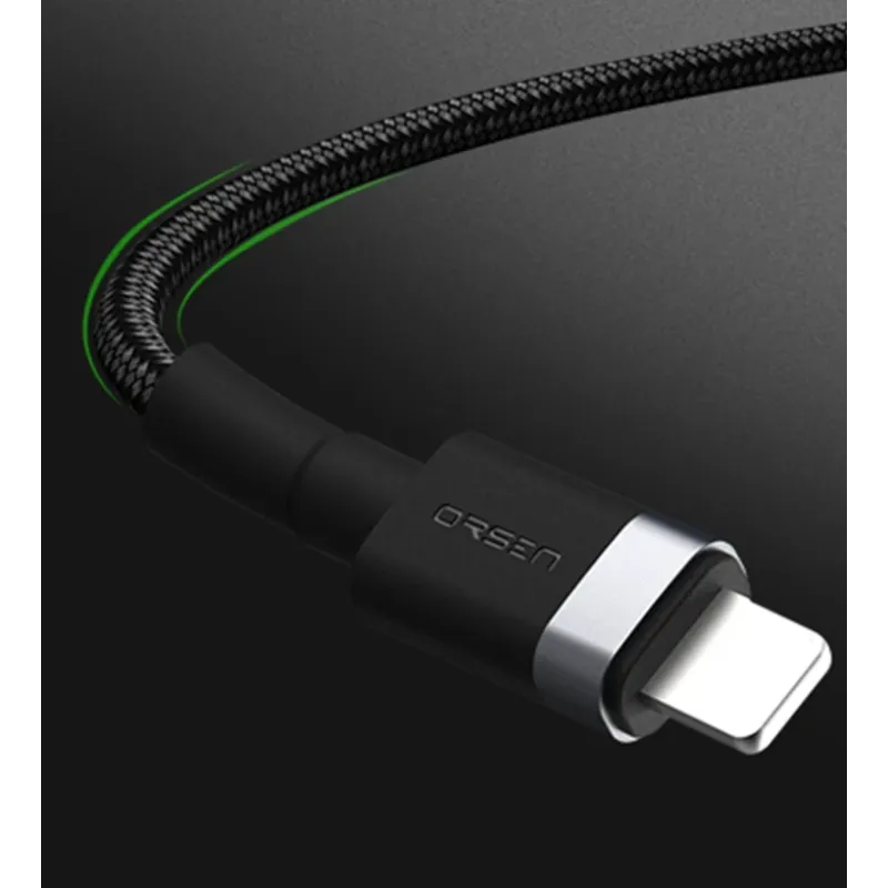 Orsen S51 Type C to Lightning 3A 1m black
