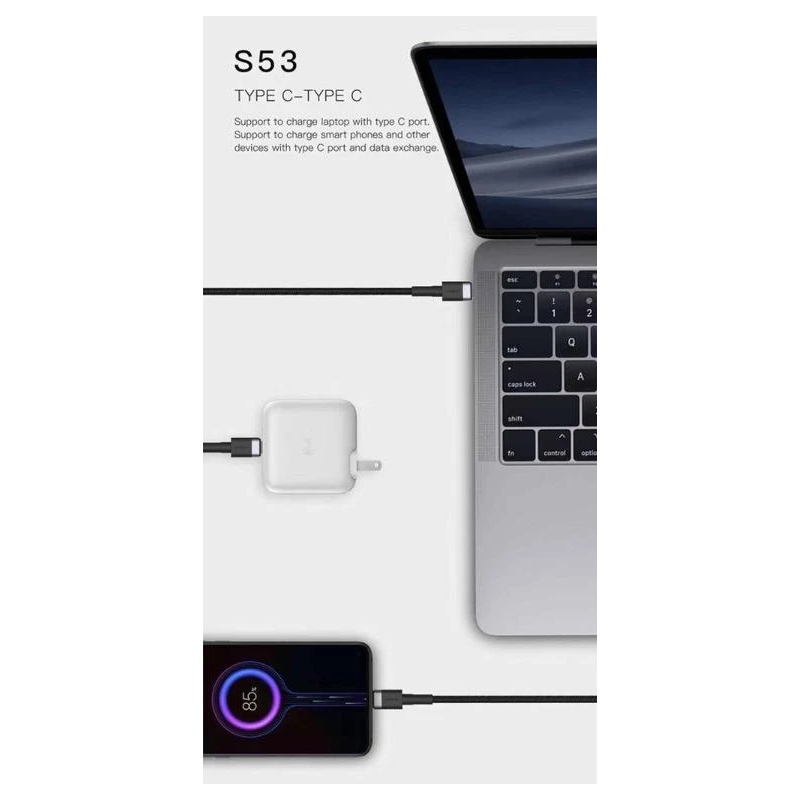 Orsen S53 Type C to Type C 3A 1m blue