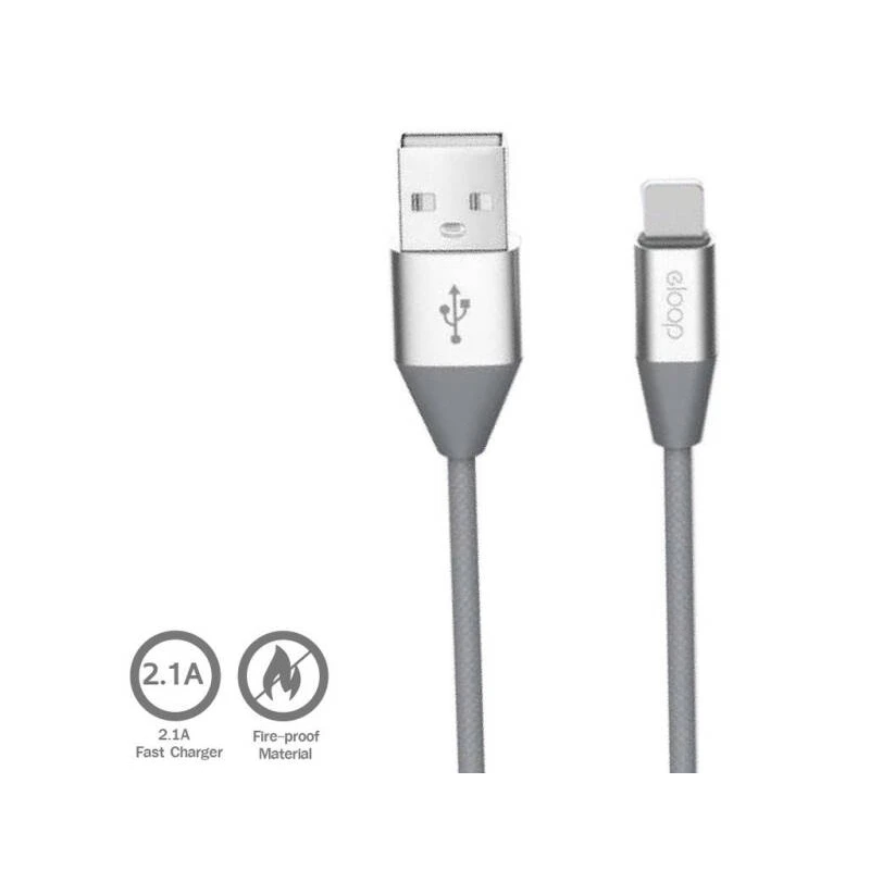 Orsen S32 Micro Data Cable 2.1A 1.2m grey