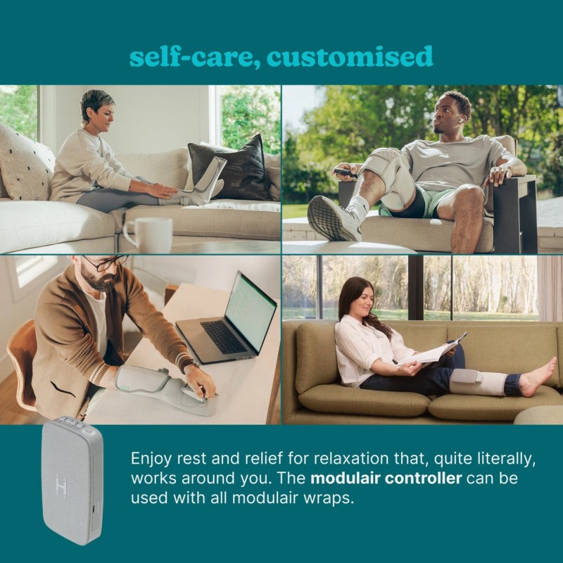 Homedics SR-CMXC10HBND Modulair Compression System Calf Wrap + Controller