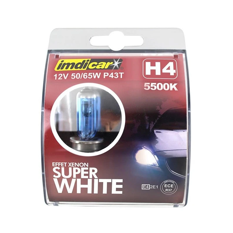 Auto spuldzes h4 white 2 gab.