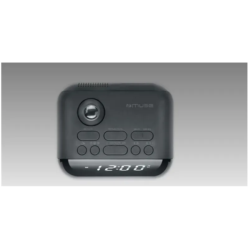 Radio modinātājs Muse M-179P, melna