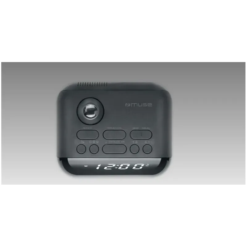 Radio modinātājs Muse M-179P, melna