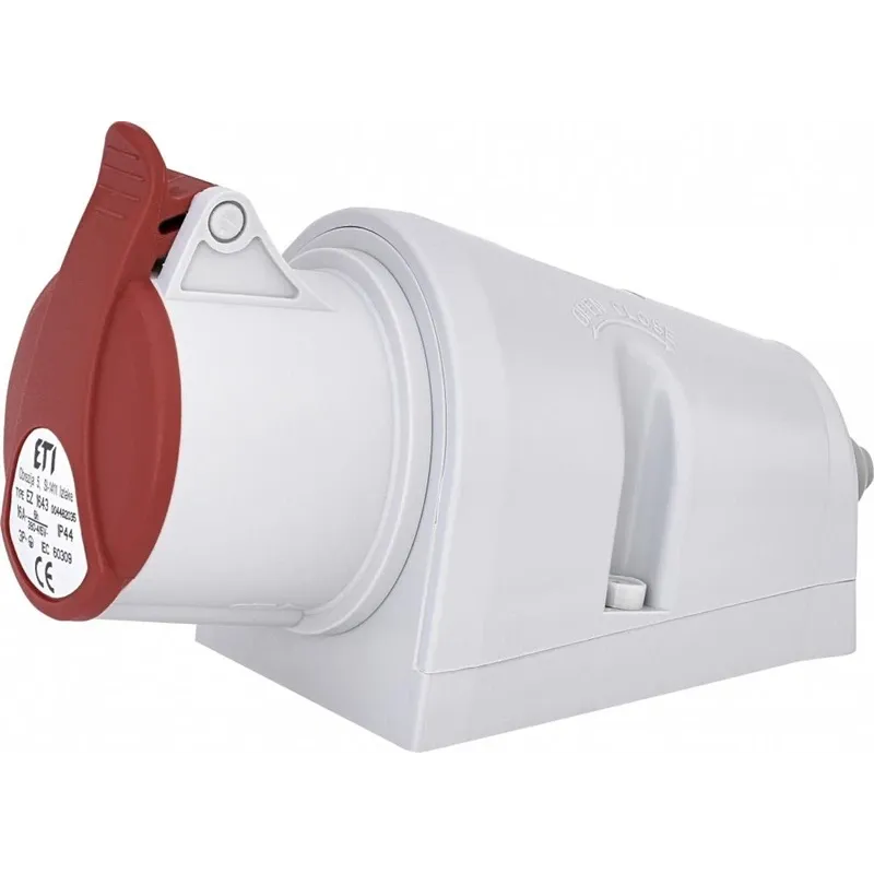 Kontaktdakšiņu savienotājs ETI, balta krās.-sarkana krās.