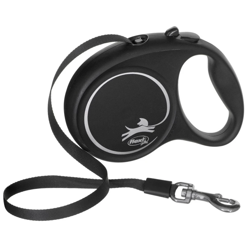 Pavada flexi tape black desig melna m 5m