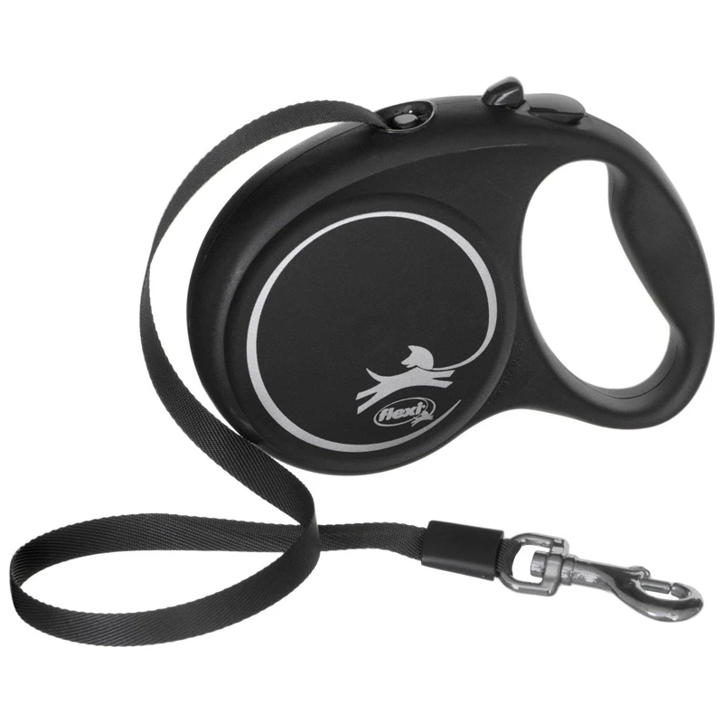 Pavada flexi tape black desig melna m 5m