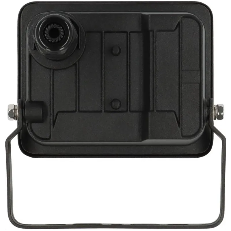 Prožektors bez kustības sensora, stiprināms pie sienas Brennenstuhl Jaro, 100 W, 11500 lm, 6500 °K, IP65, melna