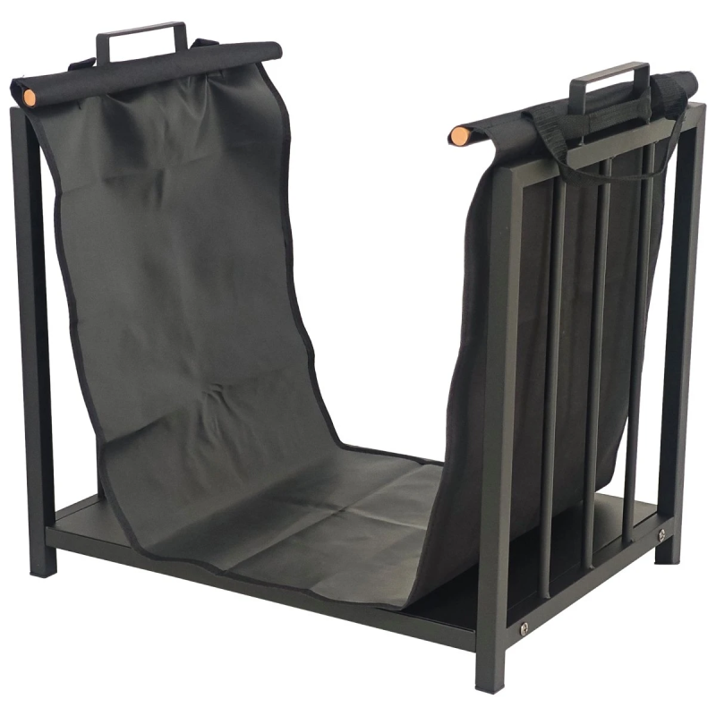 Malkas turētājs H164-B ar auduma maisu, melns