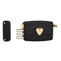 Slēdzene 10007-f 3 atslēgas misiņš