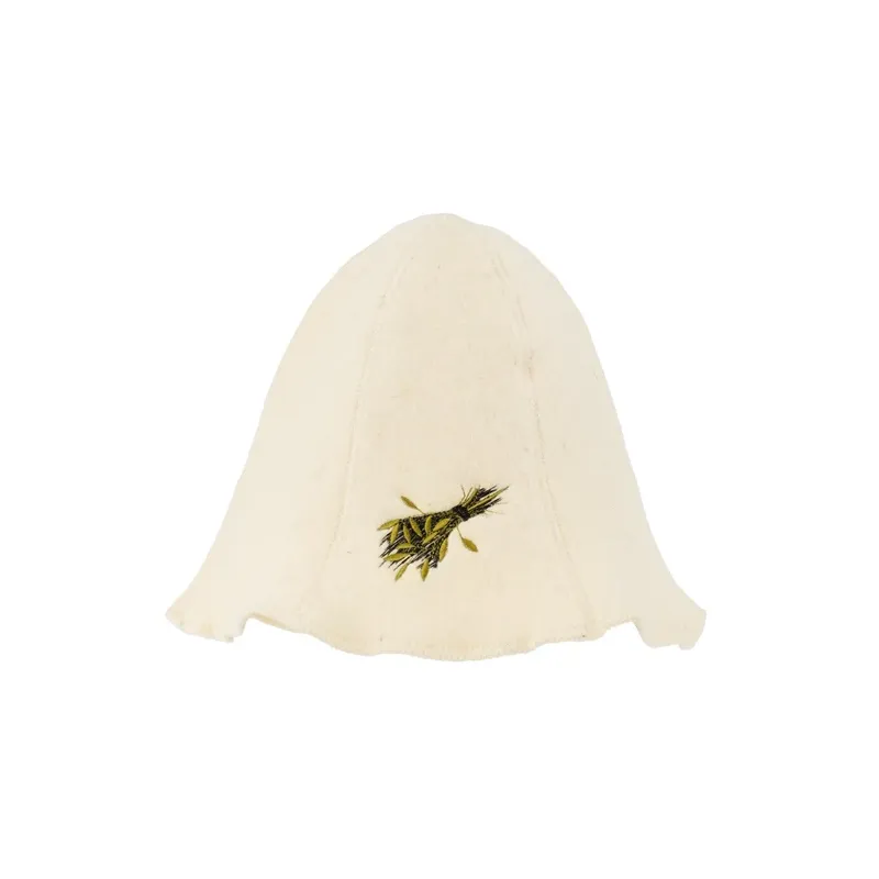 Pirties kepurė Namų Tekstilė, vilna, 27 x 27 cm, balta sp.