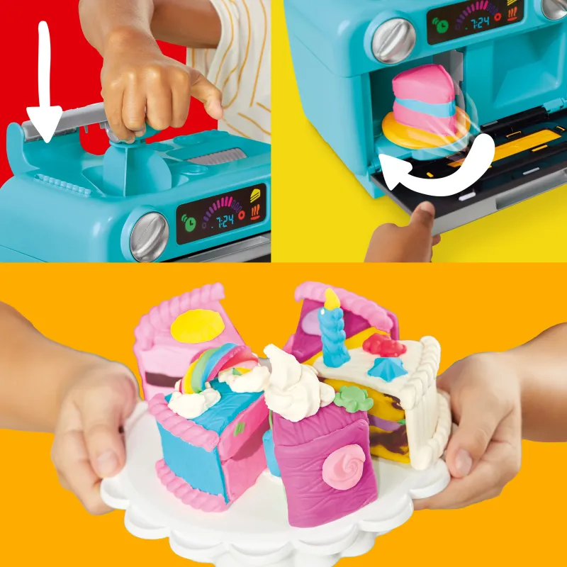 Voolimismass Hasbro Play-Doh Super Slice Cake