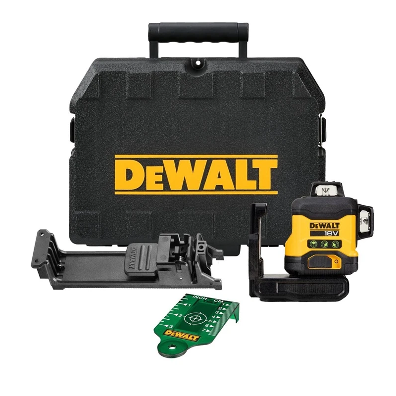 DeWALT Multilīniju lāzeris 18V 3x360 zaļs b-a
