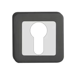 Cylinder escutcheon trend graphite-chrom