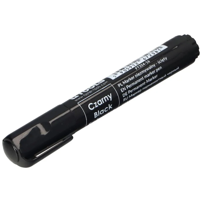 Marķieris Faster permanents melns