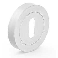 Door keyhole satin nickel