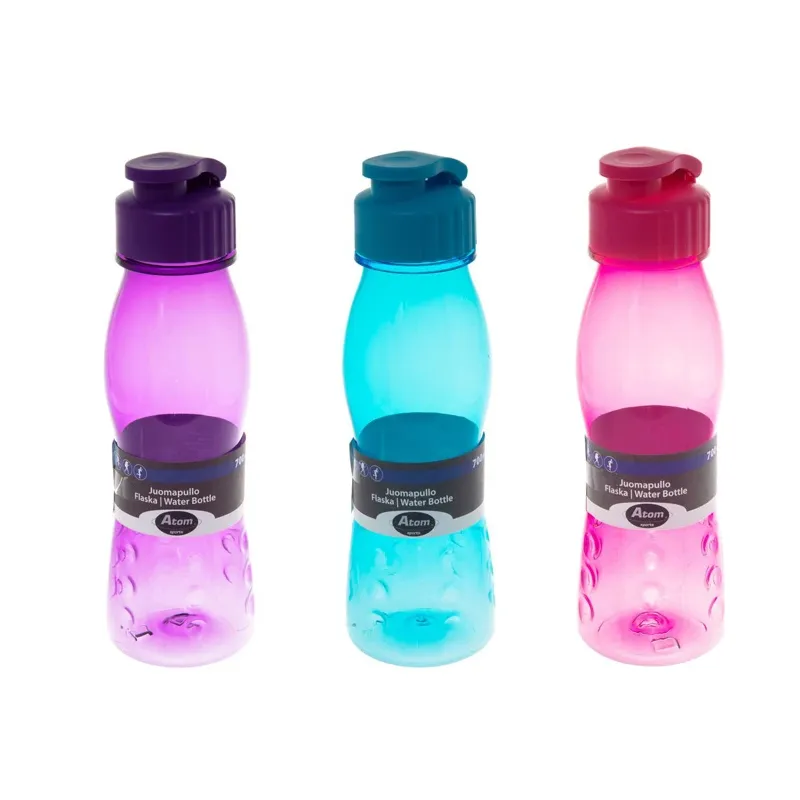 Ūdens pudele Atom Sports 273982, zila krās.-rozā krās.-violeta krās., plastmasa, 0.7 l