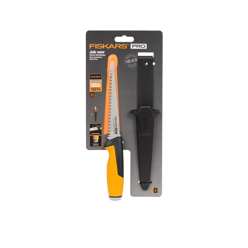 Fiskars Pro PowerTooth ģipškartona zāģis 150 mm ,1062935,