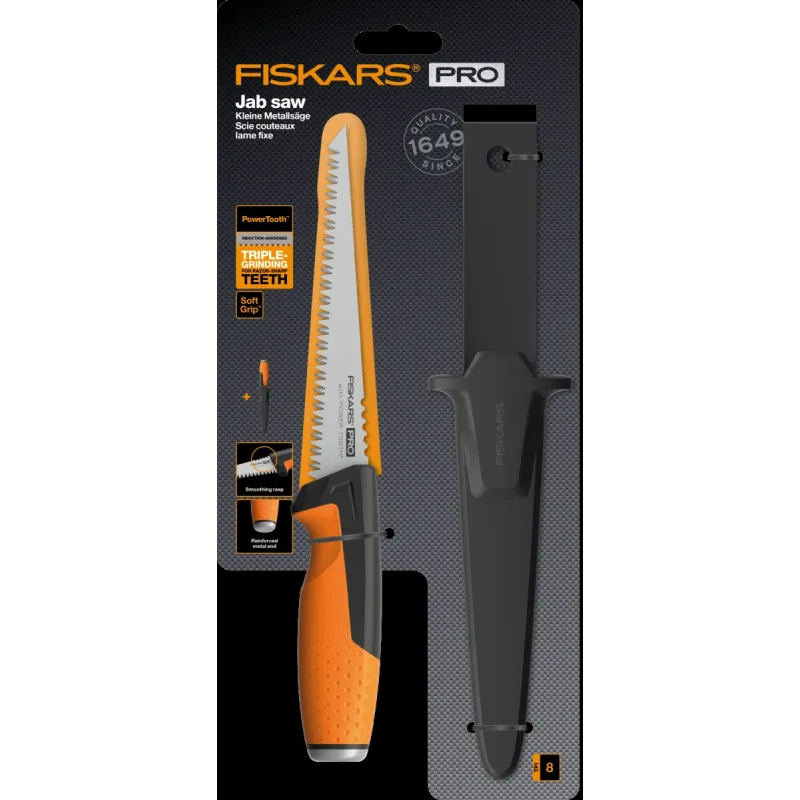 Fiskars Pro PowerTooth gipso kartono pjūklas 150 mm ,1062935,