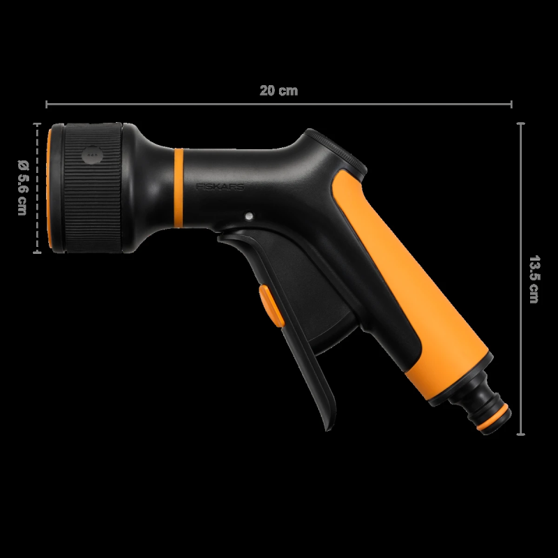 Comfort 3 funkciju laistīšanas pistole ar priekšējo vadību