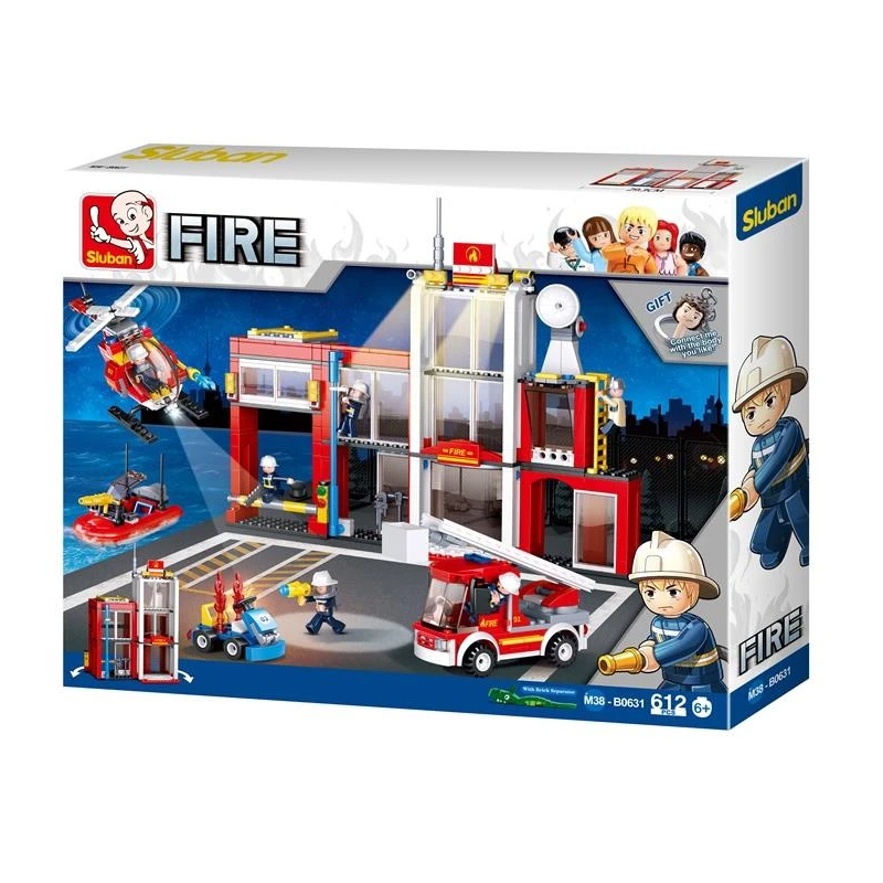 Konstruktors Sluban Sluban Fire Fire Station M38-B0631
