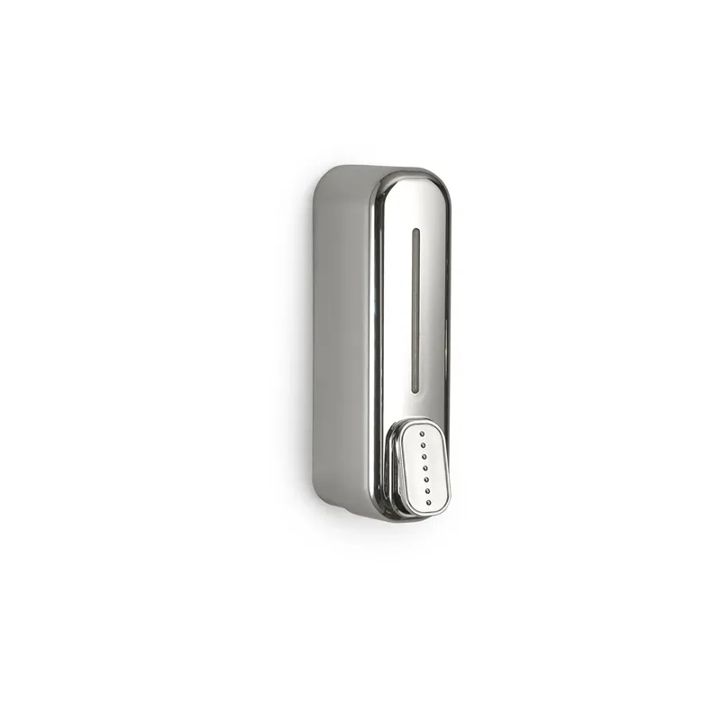 Uz sienas piestiprināmais šķidro ziepju dozators Gedy Mullet 229413, hroma krās., 0.35 l