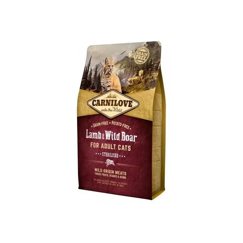 Sausas kačių maistas Carnilove, žvėriena, 2 kg