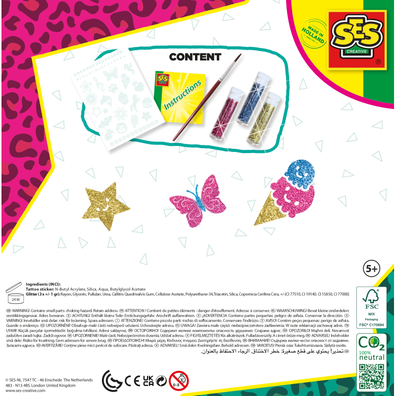 SES Fashion - Spīdīgie tetovējumi