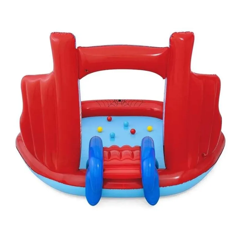 Baseins, bērnu Bestway Spider Man LT14714, zila krās.-sarkana krās. 211 cm x 206 cm x 127 cm