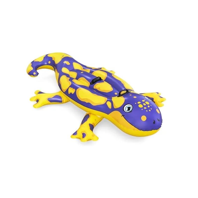Pripučiamas plaustas Bestway 41502, geltona sp.-violetinė sp., 191 cm x 119 cm