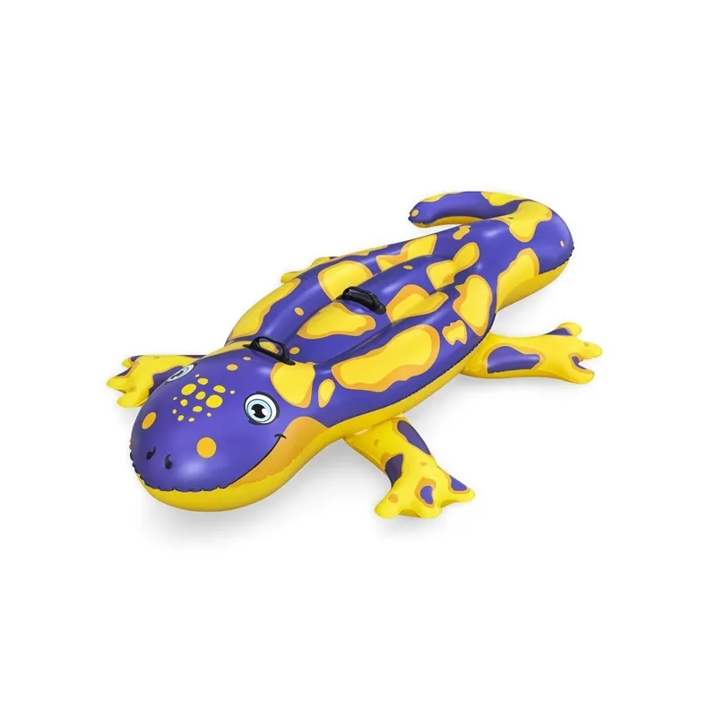 Pripučiamas plaustas Bestway 41502, geltona sp.-violetinė sp., 191 cm x 119 cm