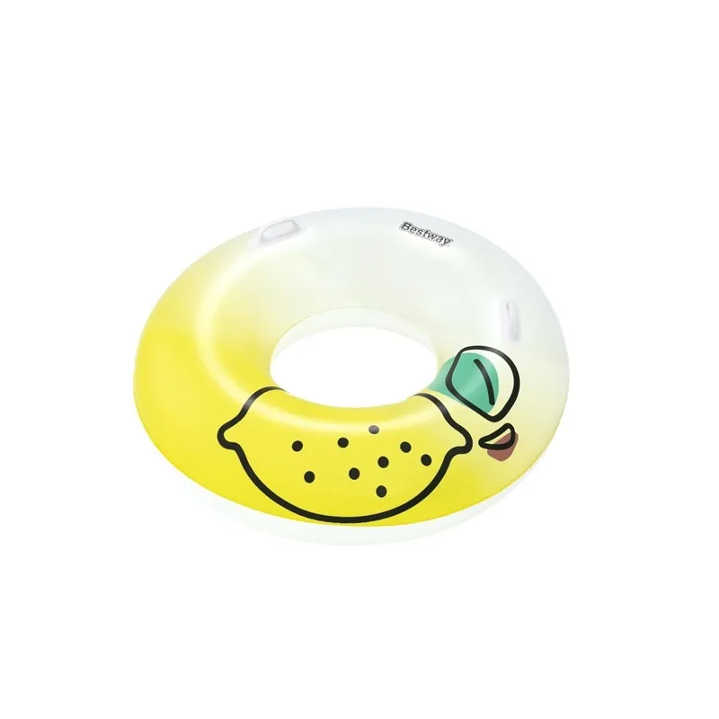 Pripučiamas ratas Bestway 36448. baltas-geltonas. 114 cm