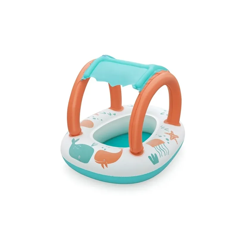 Pripučiamas plaustas Bestway Baby Boat, įvairių spalvų, 84 cm x 67 cm