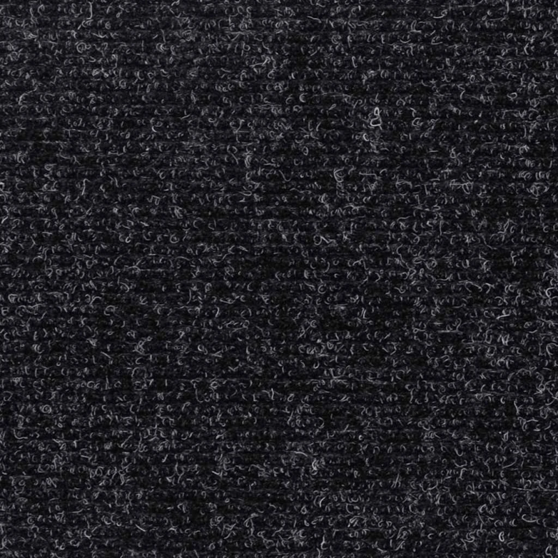 vidaXL kāpņu paklājiņi, pašlīmējoši, 30 gab., 76x20 cm, melni, taisnstūrveida