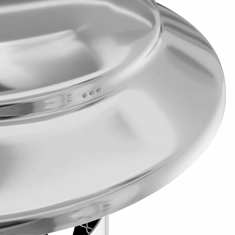 vidaXL Lietus vāks skurstenim Sudraba 25 x 25 x 20 cm